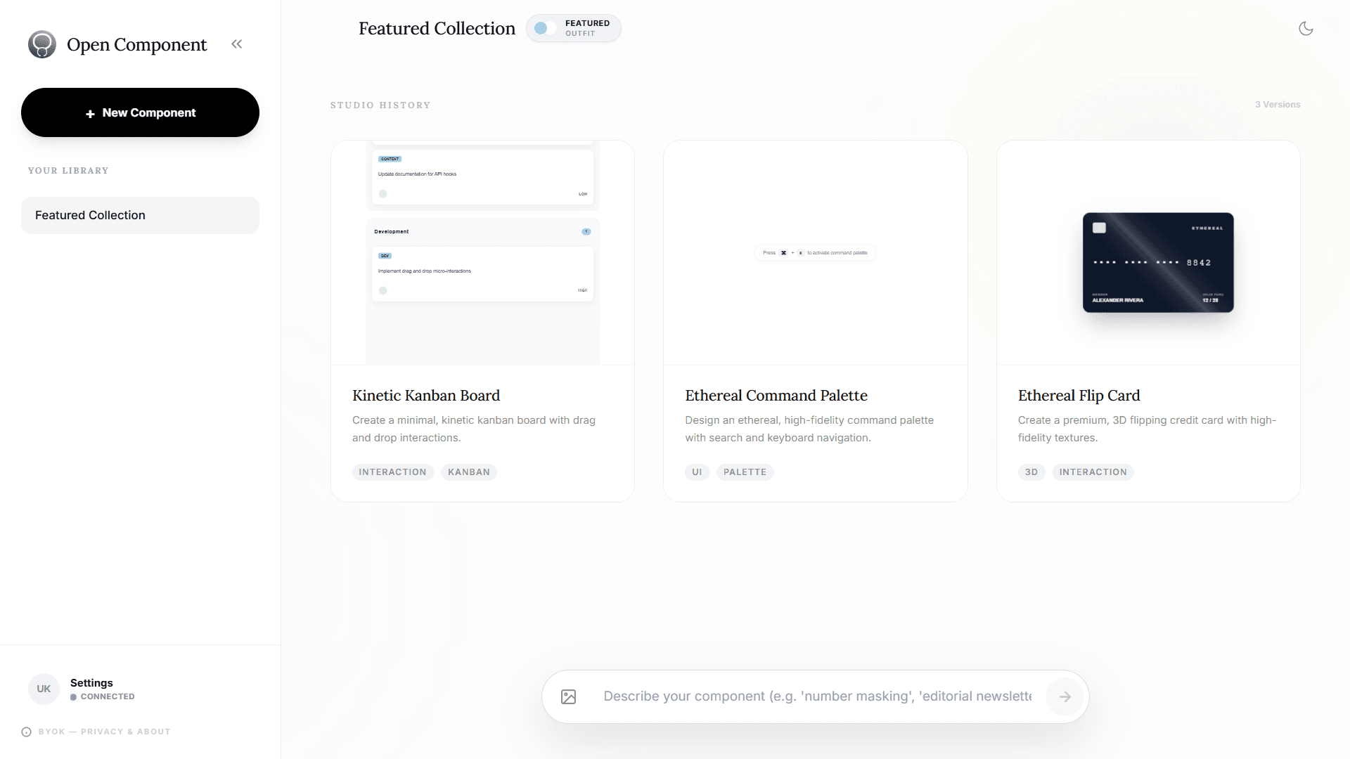 Client-Side BYOK & IndexedDB Storage