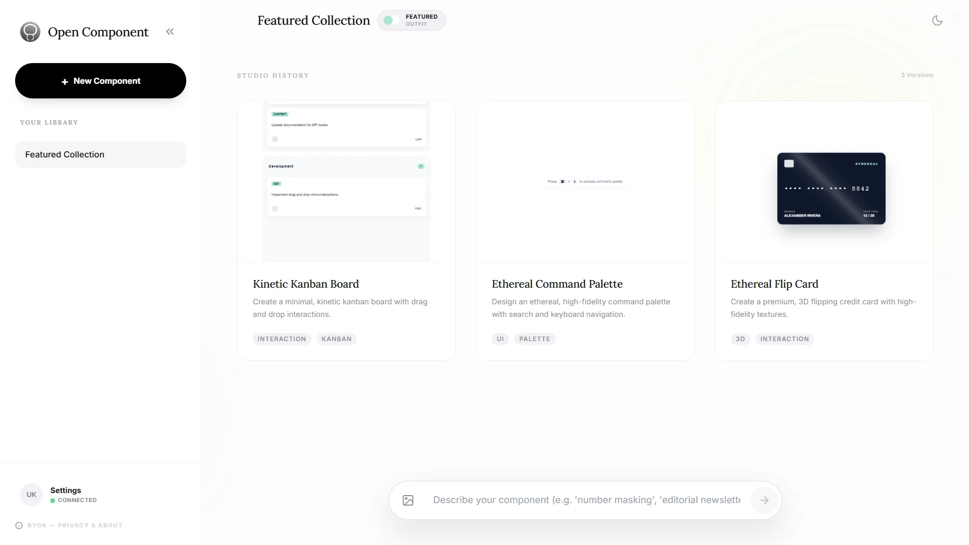 Client-Side BYOK & IndexedDB Storage